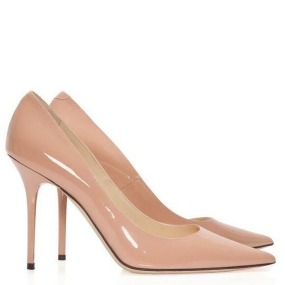 JIMMY CHOO Agnes Pumps, Pink, 100% Authentic - Picture 1 of 2